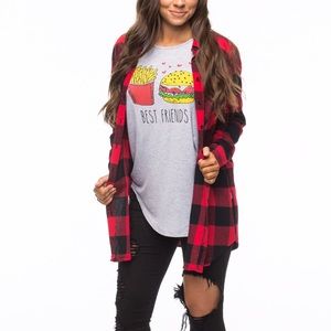 COPY - Buffalo Plaid Flannel Tunic